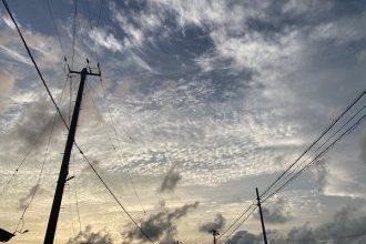 とある日の夕方の空